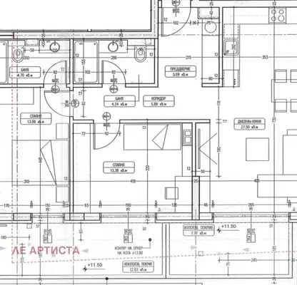 Снимка 5 — Тристаен апартамент с две тераси в Овча купел, София