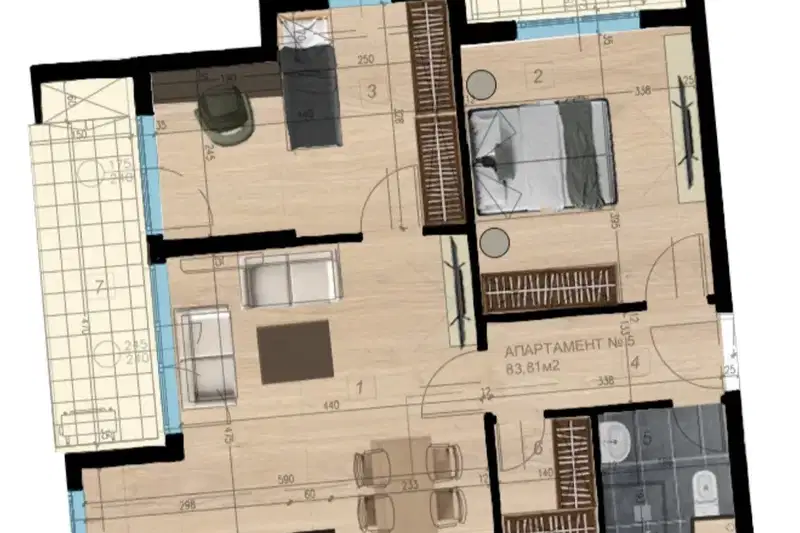 apartment in Sofiya, Ovcha Kupel