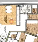 Тристаен апартамент с функционално разпределение в Овча купел 2, София