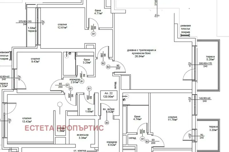 4-bedroom apartment in Sofiya, Ovcha Kupel 2