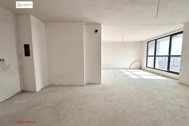 Three-room apartment with two terraces in Poligona, Sofia