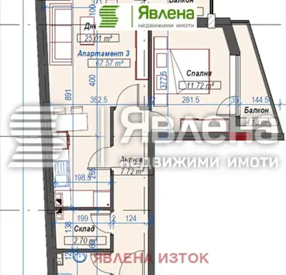 Снимка 4 — Двустаен апартамент с две тераси в Редута, София