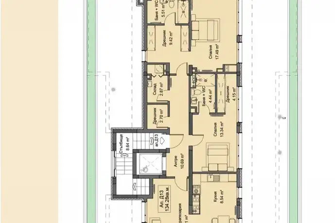 4-bedroom apartment in Sofiya, Simeonovo