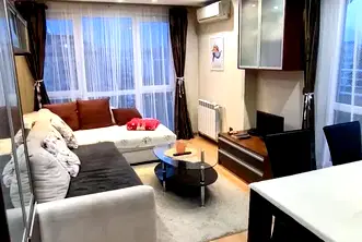 Панорамен 2-стаен апартамент в Студентски град с асансьор