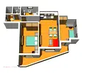 Снимка 2 — Тристаен апартамент с южен балкон в кв. Витоша, София
