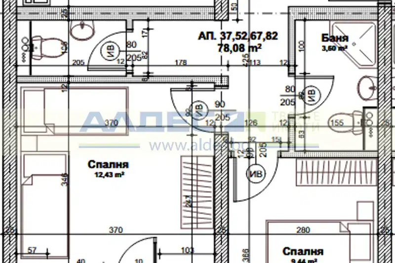 3-bedroom apartment in Sofia, Zona B-19