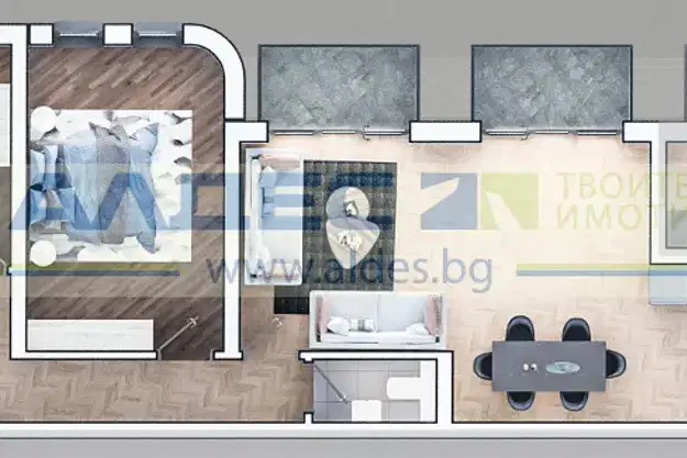 3-bedroom apartment in Sofia, Zona B-19