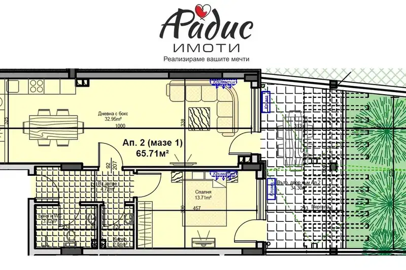 apartment in Stara Zagora, Jeleznik - Centyr