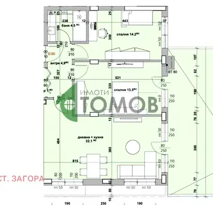 Снимка 3 — апартамент в Стара Загора, Самара 3
