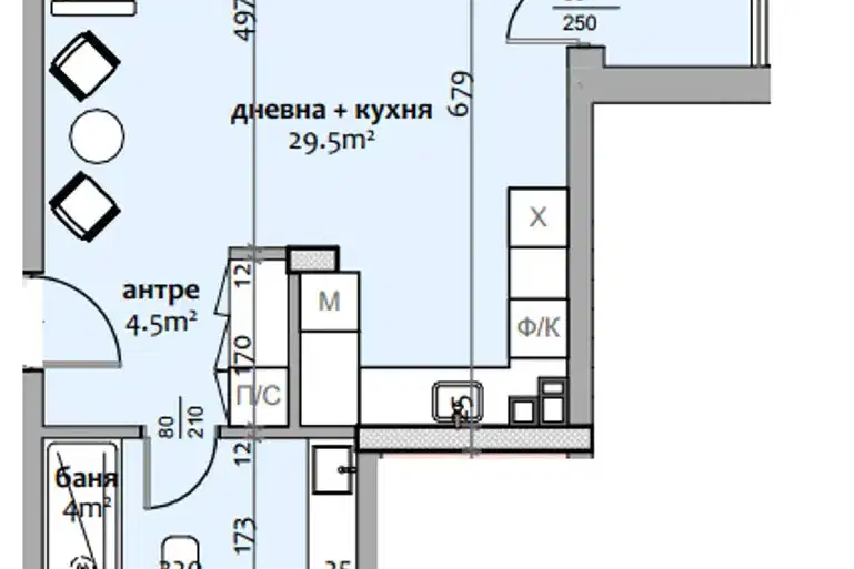 apartment in Stara Zagora, Tri Chuchura - Centyr