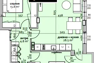 апартамент в Стара Загора, Три чучура - център