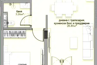 апартамент в Студентски