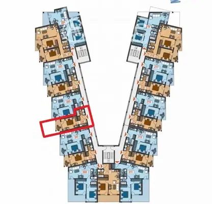 Снимка 2 — Едностаен апартамент в Свети Влас с тераса и асансьор