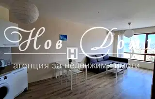 Двустаен апартамент с тераса и морска гледка в Аспарухово, Варна