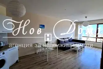 Двустаен апартамент с тераса и морска гледка в Аспарухово, Варна
