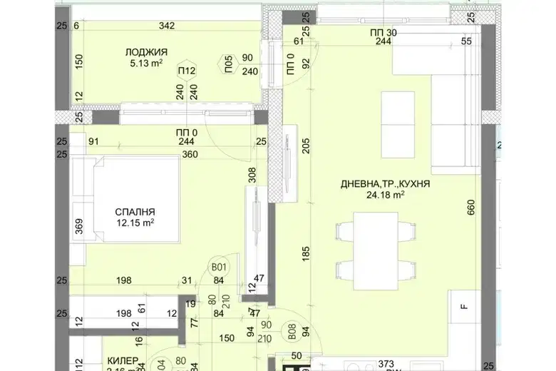 2-bedroom apartment in Varna, Asparuhovo