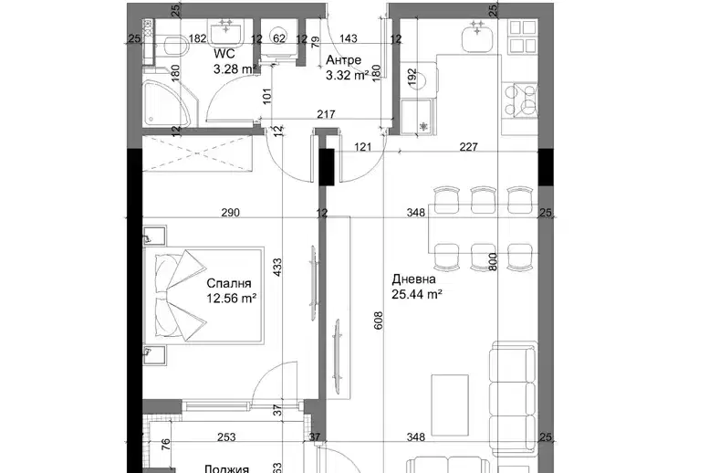 2-bedroom apartment in Varna, Asparuhovo