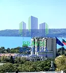 Двустаен апартамент с тераса и морска панорама в Бриз, Варна