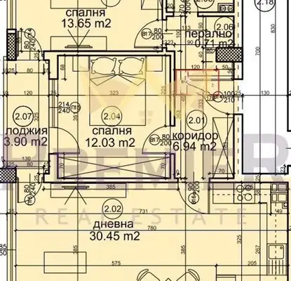 Снимка 5 — Тристаен апартамент с тераса в Бриз, Варна, ново строителство