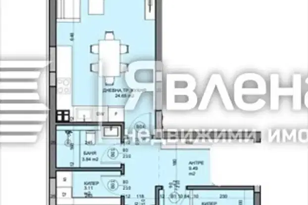 Тристаен апартамент във Варна, Галата