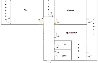 Двустаен апартамент в Конфуто, Варна с функционално разпределение
