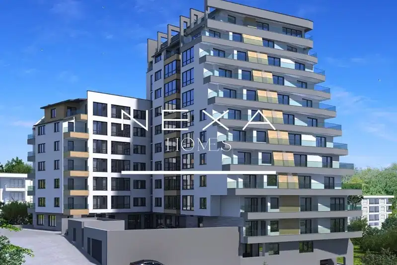 Three-room apartment with terrace in new building in Levski 1, Varna