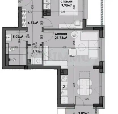 Photo 4 — 2-bedroom apartment in Varna, Levski 2