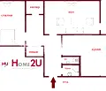 Снимка 4 — Тристаен апартамент в Лятно кино Тракия, Варна с тераса