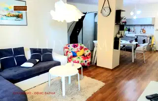 Двустаен апартамент с голяма тераса в м-т Ален мак, Варна