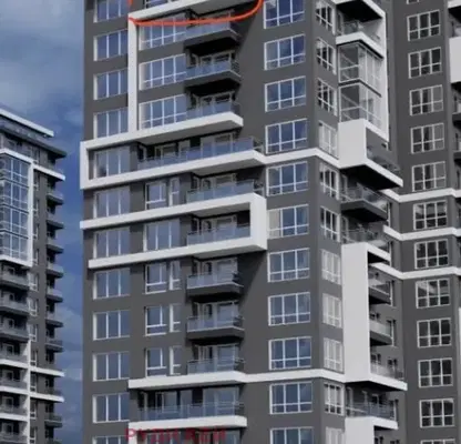 Photo 2 — Two-room apartment with terrace and sea view in Mladost 1, Varna