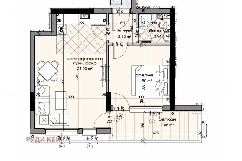 2-bedroom apartment in Varna, Mladost 1