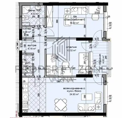 Снимка 3 — Тристаен апартамент с източно изложение в Младост 2, Варна