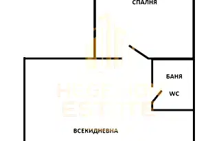 Двустаен апартамент близо до Окръжна болница в Варна, тухлено строителство