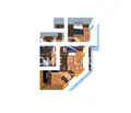 Снимка 2 — Двустаен апартамент в Погреби, Варна с тераса и асансьор