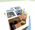 Снимка 4 — Двустаен апартамент в Погреби, Варна с тераса и асансьор