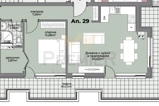 3-bedroom apartment in Varna, Pogrebi