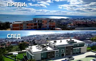 Просторен 2-стаен апартамент с голяма тераса в Свети Никола, Варна