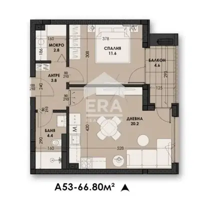 Photo 2 — 2-bedroom apartment in Varna, Vinica