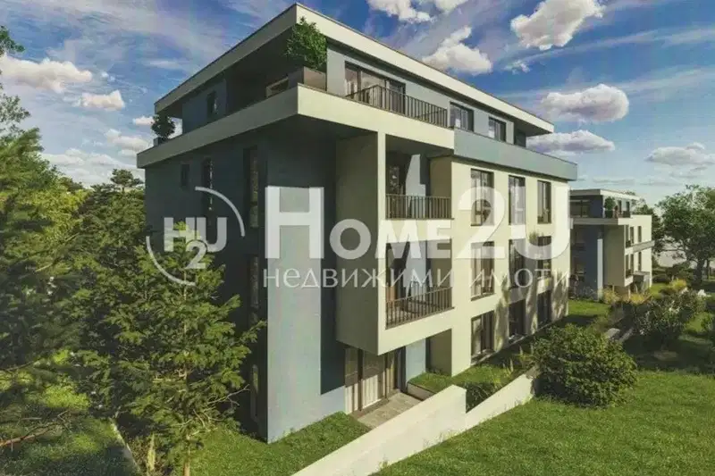 Тристаен апартамент с тераса в нова сграда във Виница, Варна