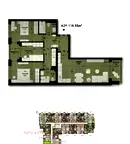 Четиристаен апартамент с 2 тераси във Виница, Варна