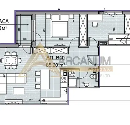 Снимка 2 — Просторен 3-стаен апартамент с тераса във Възраждане 1, Варна