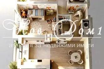 3-стаен апартамент с панорамна тераса във Възраждане 1, Варна