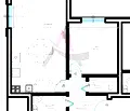Снимка 2 — Двустаен апартамент в Възраждане 3 с тераса и асансьор