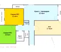 Снимка 2 — Четиристаен апартамент с три балкона в Зимно кино Тракия, Варна