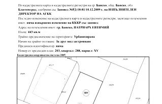 Парцел в Благоевград, Банско