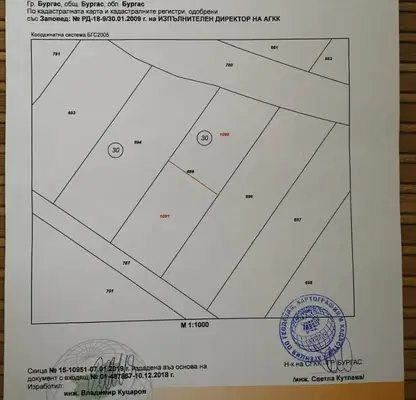Снимка 3 — Парцел в Бургас, Крайморие