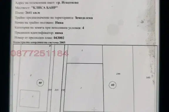 Plot in Oblast Varna, Ignatievo