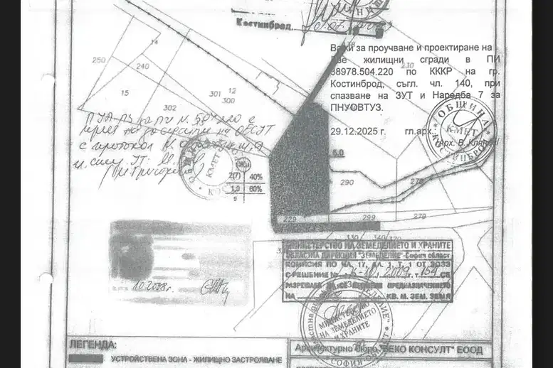 Plot in област София, Kostinbrod
