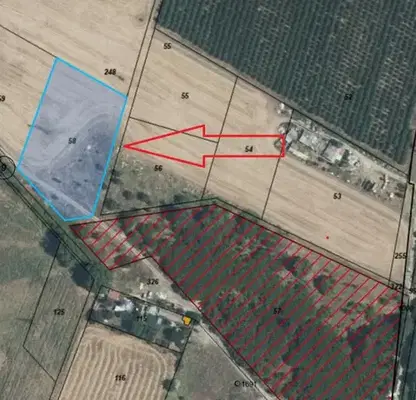 Снимка 2 — Парцел в Пазарджик, Запад