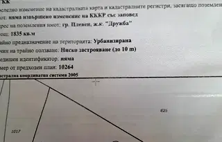 Парцел в Плевен, Дружба 2